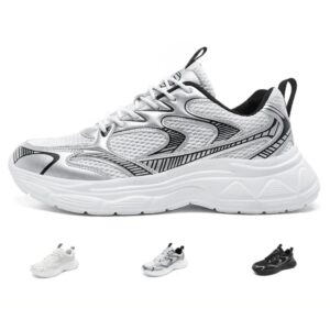 Celestial Pulse Mesh Runner – Arctic White