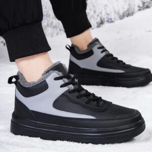 Arctic Shadow Faux-Fur-Lined High-Top Sneaker