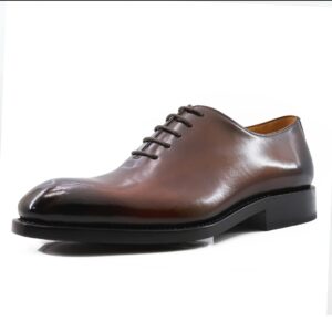 Sovereign Chocolate-Patina Plain-Toe Derby