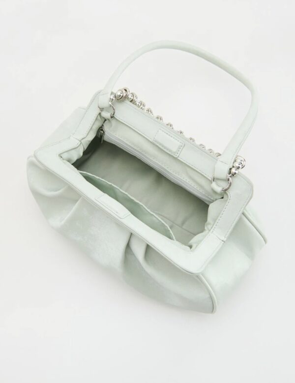 Beaded-Chain Frame Shoulder Bag - Image 4