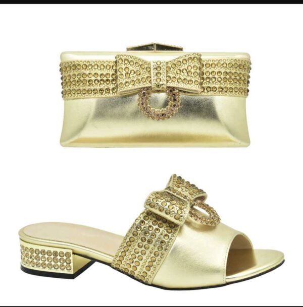 Crystal Bow Ring Clutch & Slide Set - Image 5